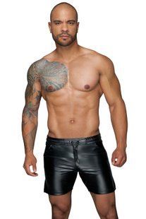 Мужские шорты с мокрым эффектом Noir Handmade H061 Powerwetlook shorts, M