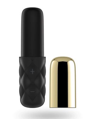 Мощный мини-вибратор Satisfyer Mini Lovely Honey Gold со съемным колпачком
