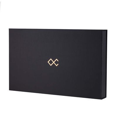 Маска на глаза LOCKINK Vixen Blindfold, черная, натуральная кожа, регулируемый объем