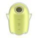 Вакуумный клиторальный стимулятор с вибрацией Satisfyer Glowing Ghost Yellow, светится в темноте