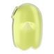 Вакуумный клиторальный стимулятор с вибрацией Satisfyer Glowing Ghost Yellow, светится в темноте