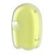 Вакуумный клиторальный стимулятор с вибрацией Satisfyer Glowing Ghost Yellow, светится в темноте