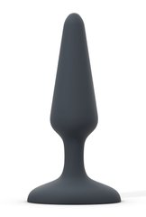Анальна пробка Dorcel Best Plug S м'який soft-touch силікон, макс. діаметр 3,1см, Чорний, Чорний