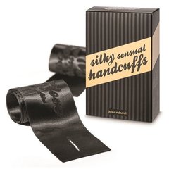 Наручники Bijoux Indiscrets - Silky Sensual Handcuffs, Чорний