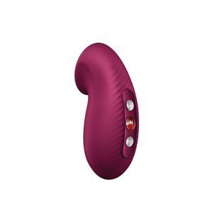 Вакуумный стимулятор Fun Factory Desire Wine Red, 11 режимов работы, перезаряжаемый