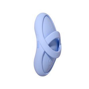 Смарт-вібратор для клітора Svakom Echo 2 Sky Blue, підігрів до 38 &deg;C, знімна насадка на палець