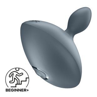 Анальная вибропробка Satisfyer Booty Absolute Beginners 4, для начинающих, вводимая часть 3 см