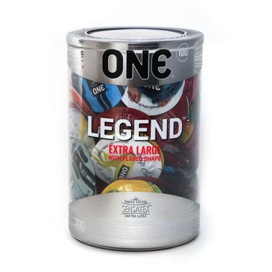 Набор презервативов ONE Legend Extra Large 100 шт, мегапак тюб