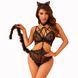 Эротический костюм кошечки JSY &laquo;Манящая Жаклин&raquo; One Size, боди, хвост, ушки