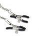 Затискачі для сосків із сердечком Liebe Seele Glow-in-dark Nipple Clamps Light Blue, світяться в темряві