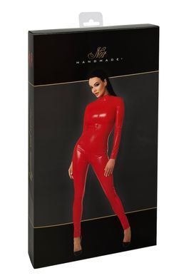 Комбинезон Noir Handmade F353 Red powerwetlook overall - M
