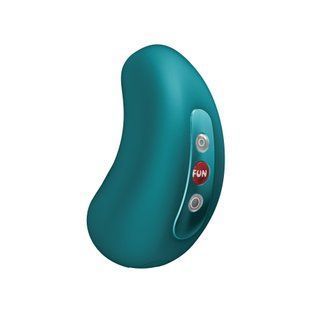 Вакуумный стимулятор с вибрацией Fun Factory Cherie Bottle Green, 11 + 12 режимов работы, перезаряжаемый