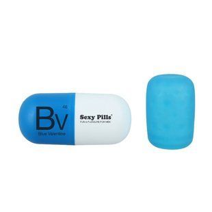 Мастурбатор пігулка Love To Love SEXY PILLS BLUE VALENTINE, Блакитний
