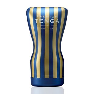 Мастурбатор Tenga Premium Soft Case Cup (м’яка подушечка), стискається