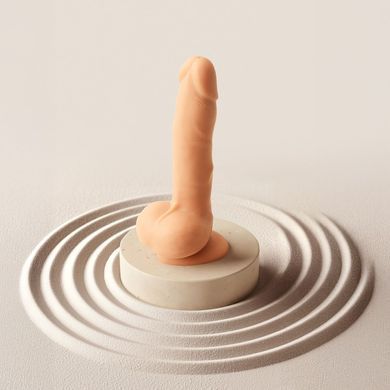 Фаллоимитатор с вибрацией и ротацией Strap-On-Me Rotating & Vibrating Realistic Dildo &ndash; L &ndash; Vanilla