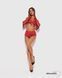 Комплект Obsessive Rossay Red 4-pcs crotchless set L/XL