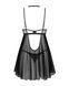 Бэби-долл Obsessive Donarella babydoll & thong, XS/S, кружевной лиф, чокер и стринги в комплекте
