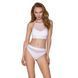 Спортивный топ с прозрачной вставкой Passion PS006 TOP XL, white, XL