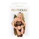 Бодістокінг з топом та панчохами на підв'язках Penthouse - Sex Dealer Black XL, Чорний