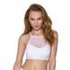 Спортивный топ с прозрачной вставкой Passion PS006 TOP XL, white, XL