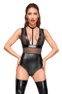 Боди Noir Handmade F183 Powerwetlook body - 3XL