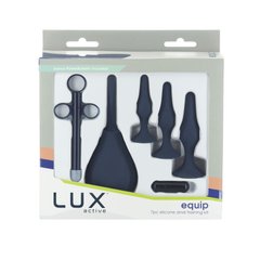 Набір анальних іграшок для новачків Lux Active – Equip – Silicone Anal Training Kit, 7 pcs