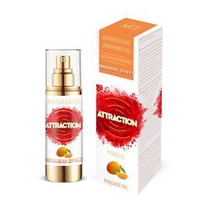 Розігрівальна масажна олія з феромонами MAI PHEROMON MASSAGE OIL &mdash; MANGO (30 мл)