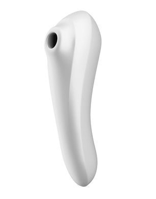 Смарт вибратор и вакуумный стимулятор 2-в-1 Satisfyer Dual Pleasure White (мятая упаковка)