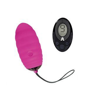 Виброяйце Adrien Lastic Ocean Breeze Pink із пультом ДУ, Рожевий, Рожевий