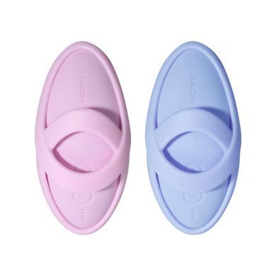 Смарт-вібратор для клітора Svakom Echo 2 Pink Lilac, підігрів до 38 &deg;C, знімна насадка на палець