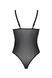 Боді Passion KERRIA BODY black, S/M, з високими вирізами та верхом балконет