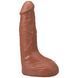 Кончающий фаллоимитатор Doc Johnson The Realistic Cock ULTRASKYN - Squirting 9,5 Inch Caramel