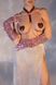 Пестис-сердечка з пензликами та чокером JSY Nipple Sticker AC8015 Red
