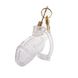 Клетка для пениса LOCKINK SEVANDA Plastic Penis Chastity Cage - Transparent