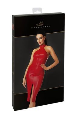 Платье Noir Handmade F354 Red powerwetlook dress - XXL