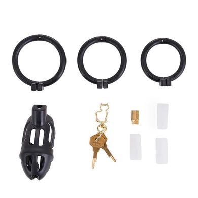 Клетка для пениса LOCKINK SEVANDA Plastic Penis Chastity Cage - Black