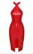Платье Noir Handmade F354 Red powerwetlook dress - XXL