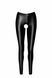Легінси Noir Handmade F304 Taboo, XXL, black, під латекс, відкриті сідниці та промежина