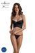 Комплект Passion KERRIA SET black, XXL/XXXL сетка+кружево, бюстье и стринги