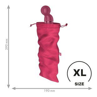 Мішечок для секс-іграшок Satisfyer Treasure Bag XL, рожевий, на шнурку