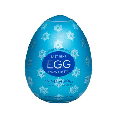 Мастурбатор-яйцо Tenga Egg Snow Crystal с охлаждающим лубрикантом
