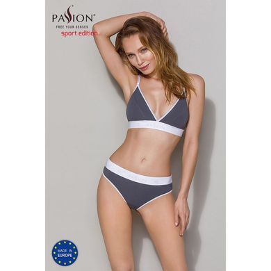 Спортивные трусики-стринги Passion PS007 PANTIES S, dark grey, S