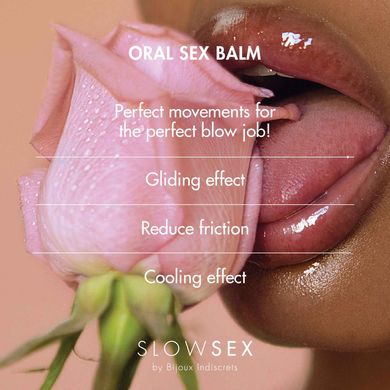 Стимулювальний бальзам для мінету Bijoux Indiscrets Slow Sex Oral sex balm