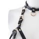 Портупея на грудь LOCKINK SEVANDA Queen Chest Harness with Removable Bra, черная, со съемными пэстис