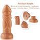 Фаллоимитатор с вибрацией Hismith Slightly Curved Vibrating Silicone Dildo Monster Series, KlicLok