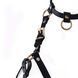Портупея на грудь LOCKINK SEVANDA Queen Chest Harness with Removable Bra, черная, со съемными пэстис