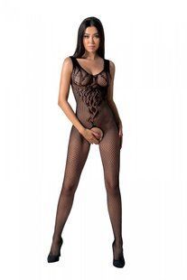 Бодистокинг с крыльями Passion BS098 One Size, black, средняя сетка, открытый доступ
