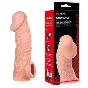 Насадка на член Kokos Cock Sleeve CS 001 M (мятая упаковка!!!)