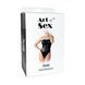 Лаковане боді Art of Sex - Jazz, колір чорний, розмір M
